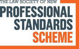 “Liability limited by a scheme approved under Professional Standards Legislation.”